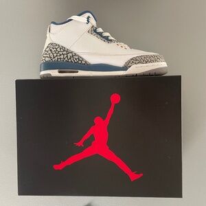 Nike Air Jordan 3 Retro GS White Metallic Copper 6.5Y w/Box Washington Wizards
